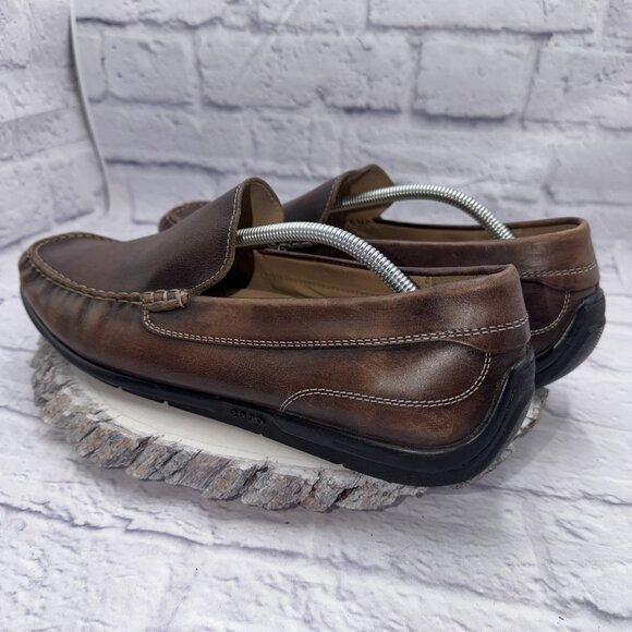 Ecco Classic Moc 2.0 Loafers Mens Driving Shoes Brown Leather Size 47 US 13 main image 7